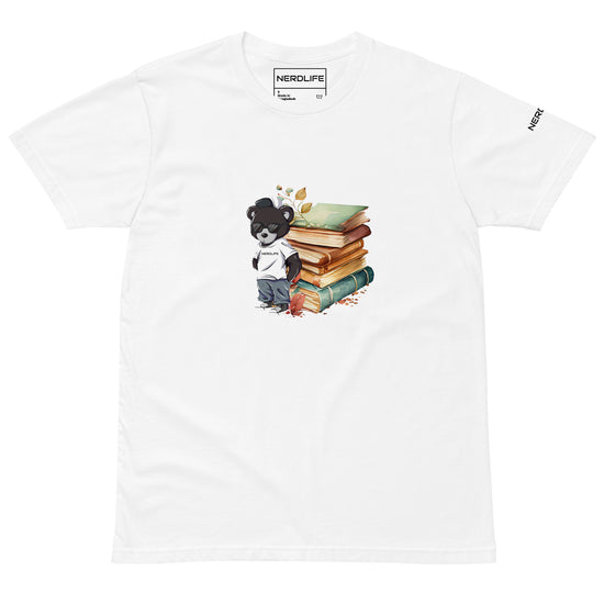 NerdLife White Bear T-Shirt